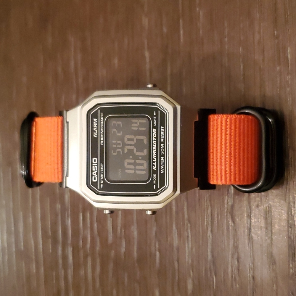 Casio W217H Chronograph Alarm Mens Watch
